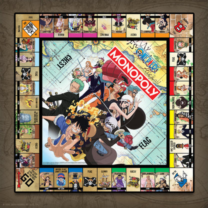 MONOPOLY: One Piece - Collectible Licensed Edition Board Game, Ages 8+