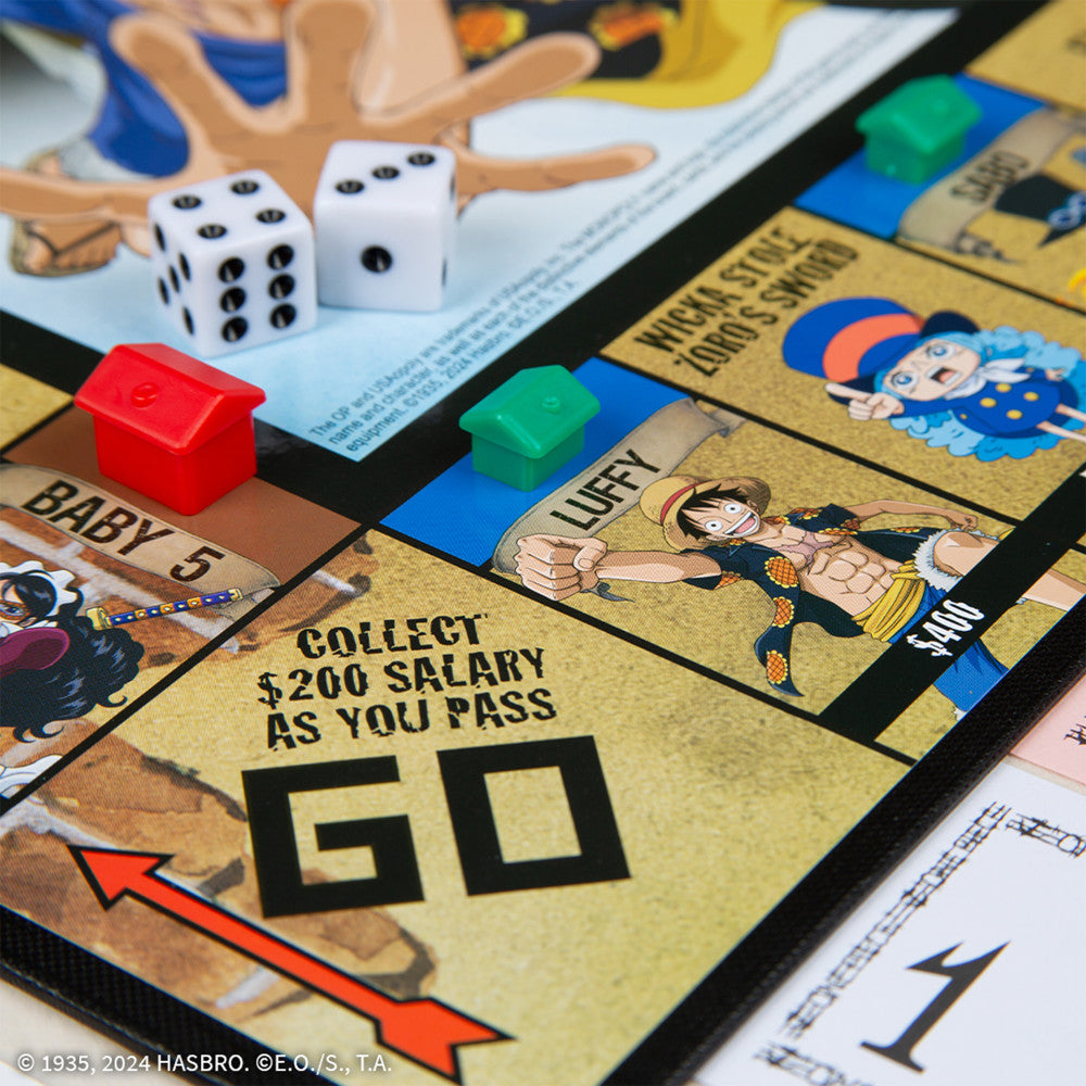 MONOPOLY: One Piece - Collectible Licensed Edition Board Game, Ages 8+