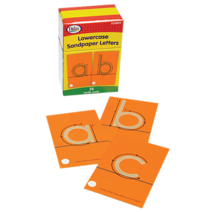 Didax Tactile Sandpaper Lowercase Letters 28-Piece Set
