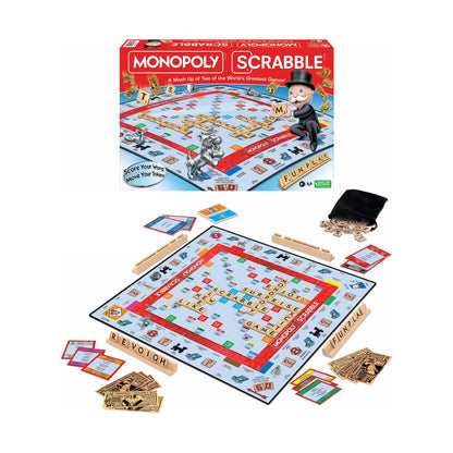 Monopoly Scrabble Hybrid Board Game by Winning Moves