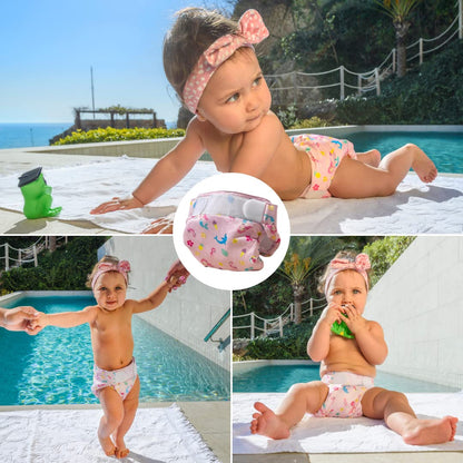 FREDS SWIM ACADEMY Pink Swim-Tastic Diaper - Babies and Toddlers