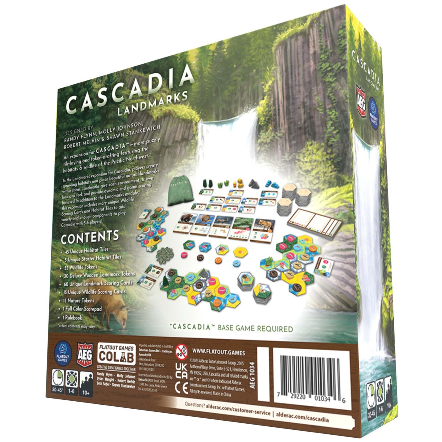 Cascadia Landmarks Expansion Board Game - Puzzle & Tile Placement
