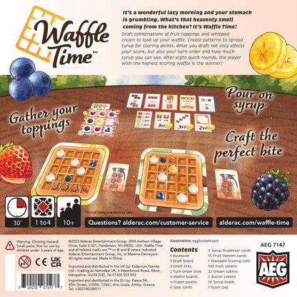 Waffle Time Family Tile Placement Strategy Game