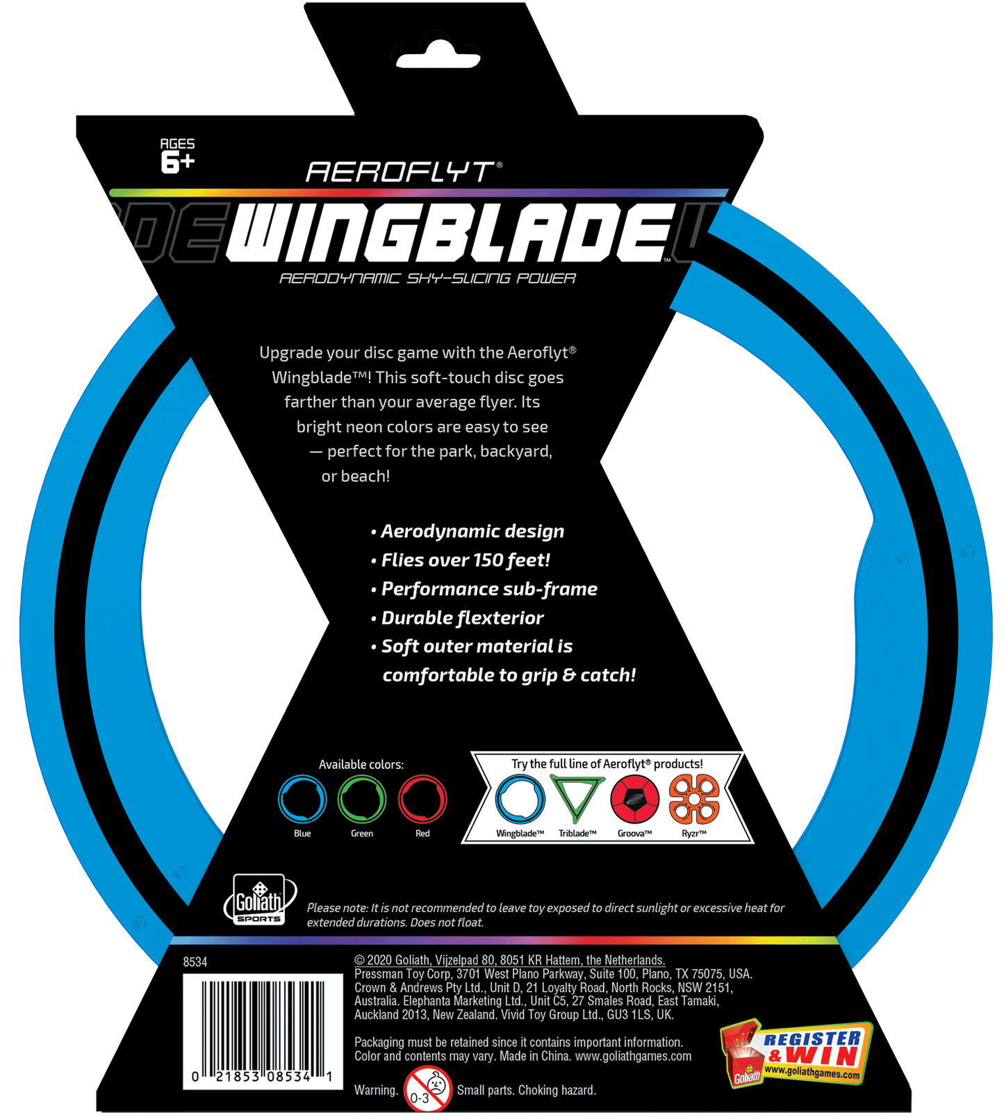 Goliath Sports Aeroflyt Wingblade - Vibrant Yellow