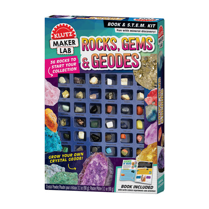 Klutz Maker Lab Rocks, Gems & Geodes Science Kit