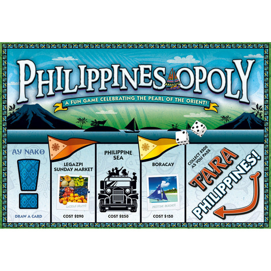 Philippines-Opoly: Country Adventure Board Game by Late For The Sky