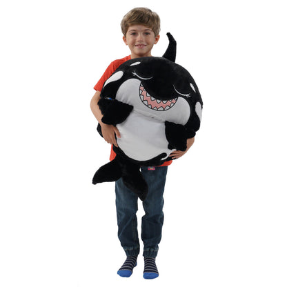 Happy Nappers: Pillow & Sleepy Sack: Medium -  Ozzy The Black Shark, Kids 3+
