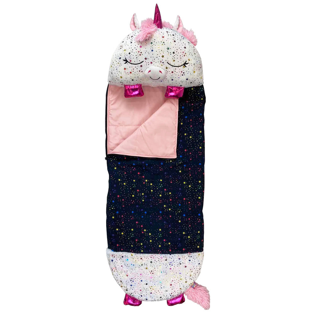 Happy Nappers: Pillow & Sleepy Sack Large - Shimmer Unicorn, Kids 7+