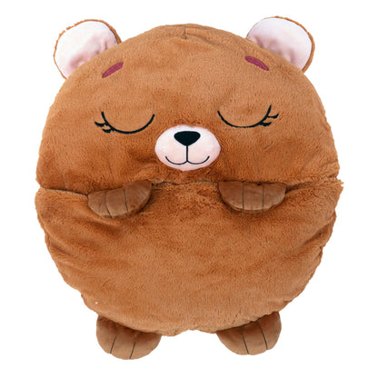 Happy Nappers: Pillow & Sleepy Sack: Large - Benny The Brown Bear, Kids 7+