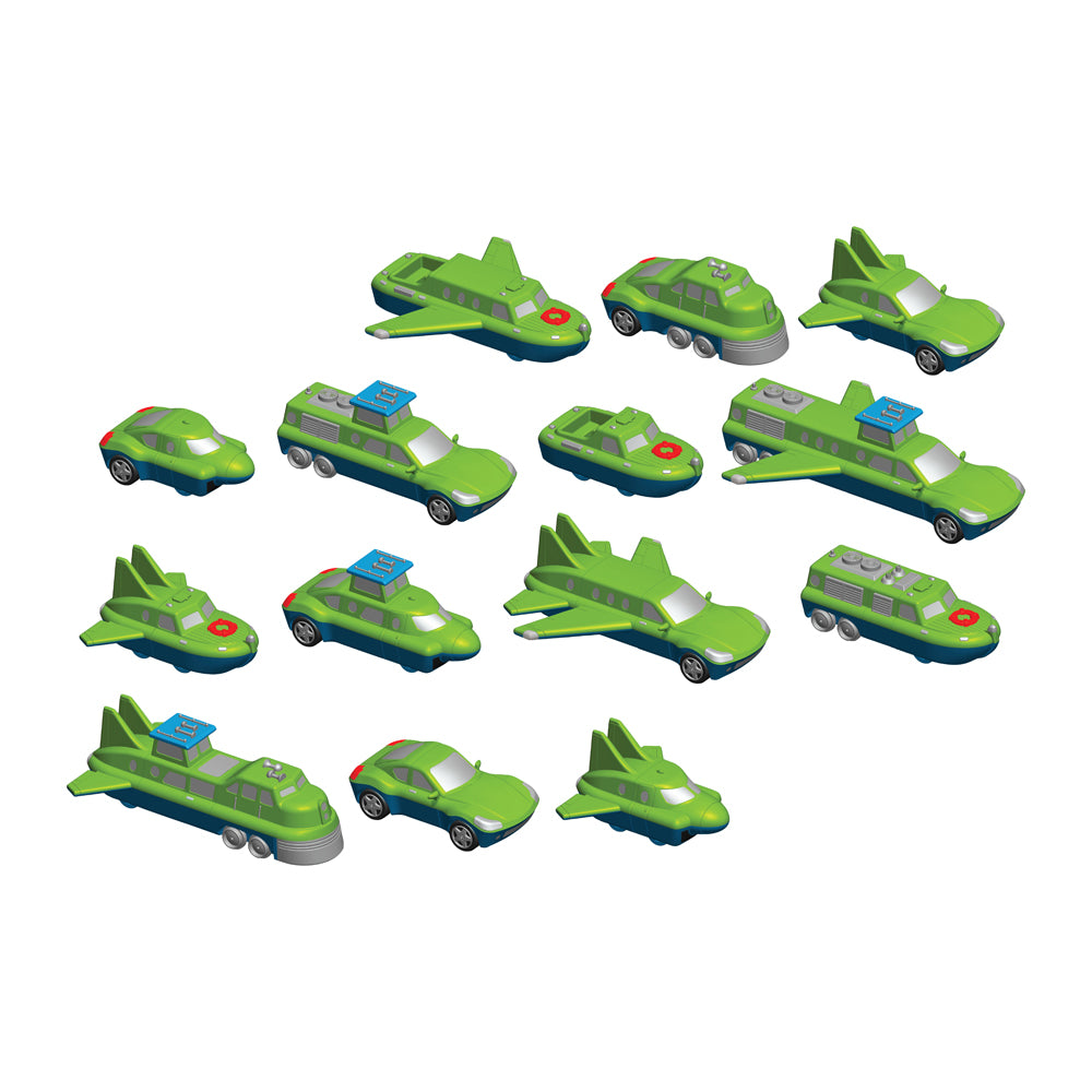 Popular Playthings Magnetic Mix or Match Vehicles Set #1