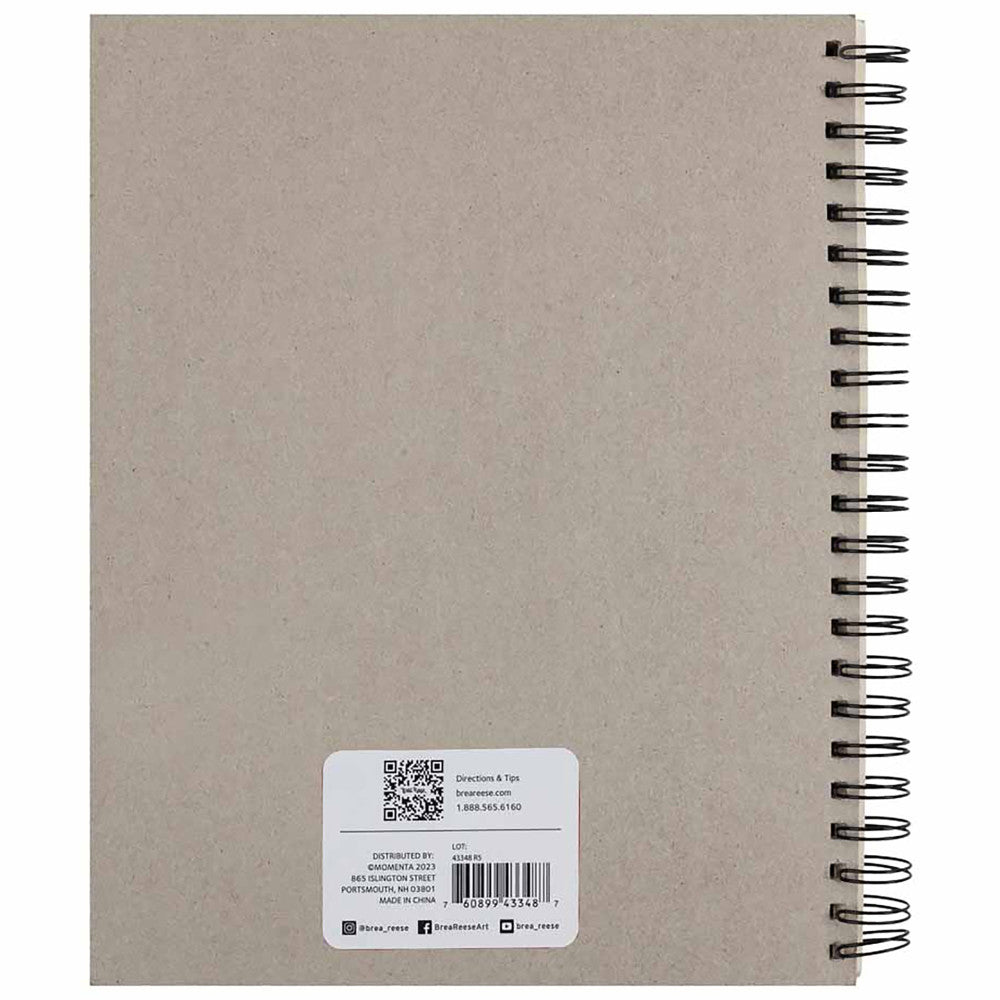 Brea Reese: Sketch Paper Pad Spiral-Bound 80 Sheets - 9x12" - 60 lb, Acid-Free