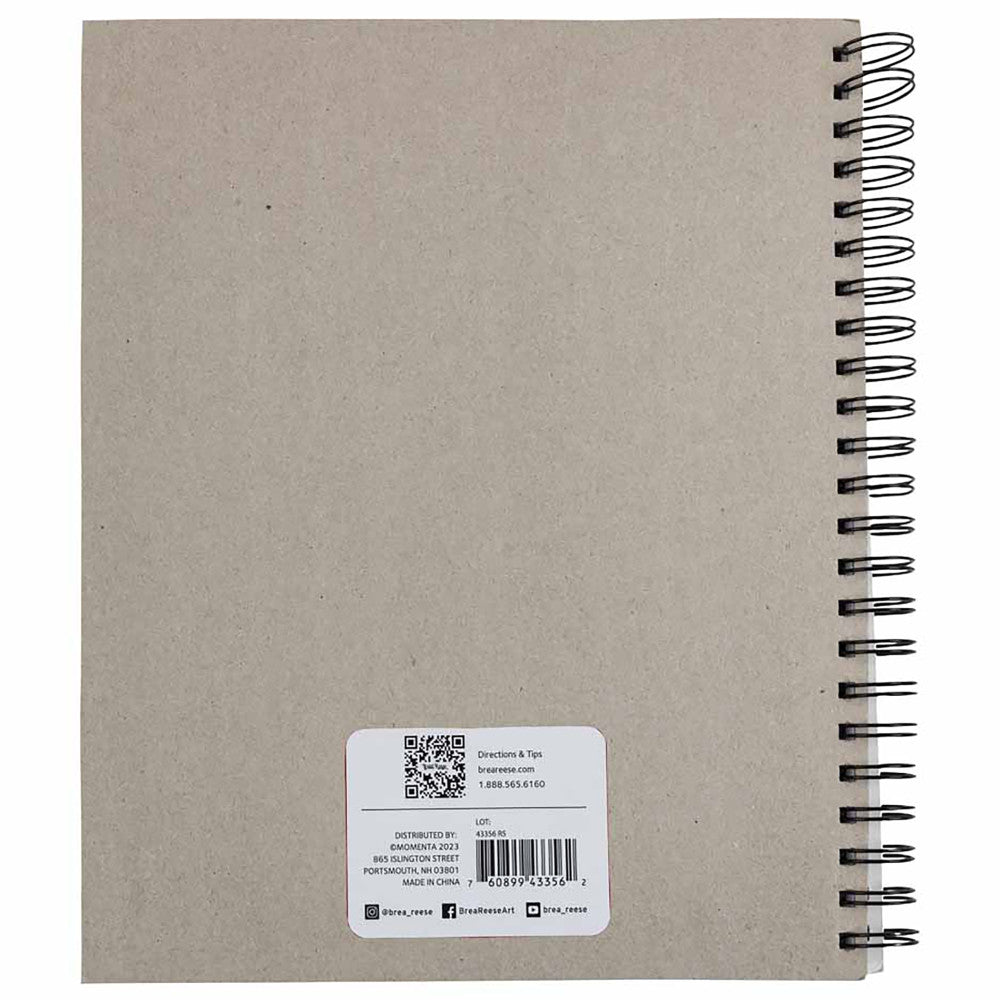 Brea Reese: Drawing Paper Pad Spiral-Bound 60 Sheets - 9x12" - 70 lb, Acid-Free