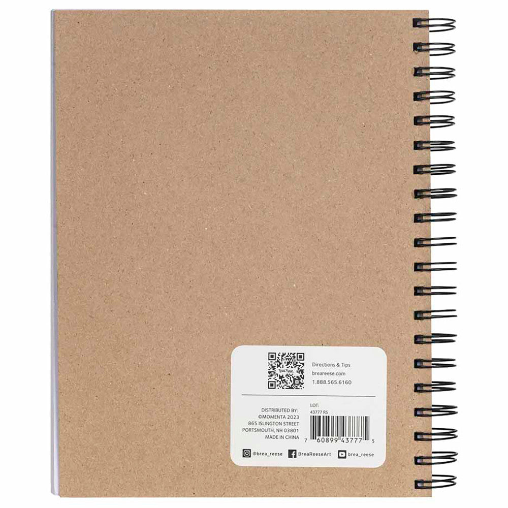 Brea Reese: Mixed Media Paper Pad 60 Sheets - 7x10" - 98 lb, Acid-Free