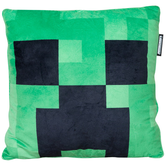 Minecraft: Decorative Cushion - Creeper - Green, 14.96" Throw Pillow