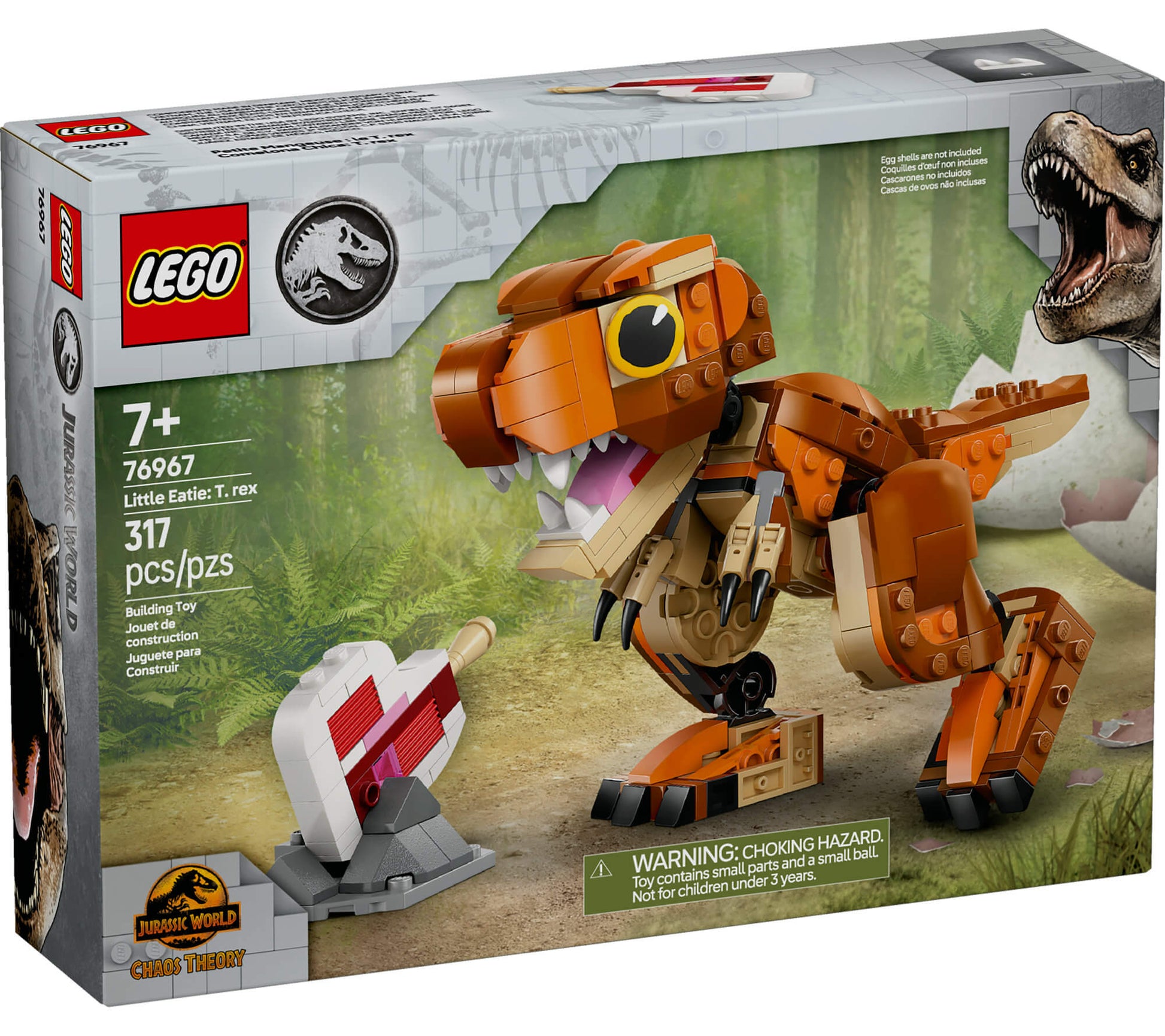 LEGO® Jurassic World Little Eatie: T. rex Dinosaur Model Building Kit 76967