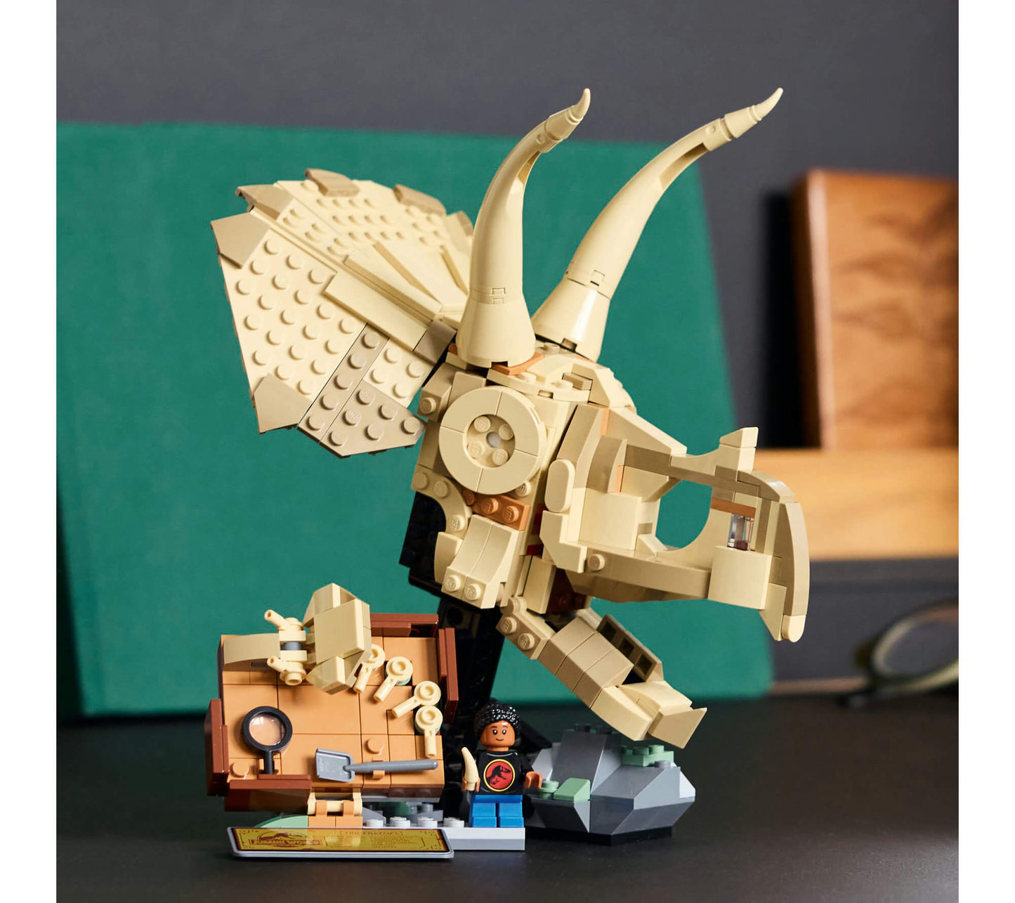LEGO® Jurassic World Dinosaur Fossils: Triceratops Skull Model Set 76969
