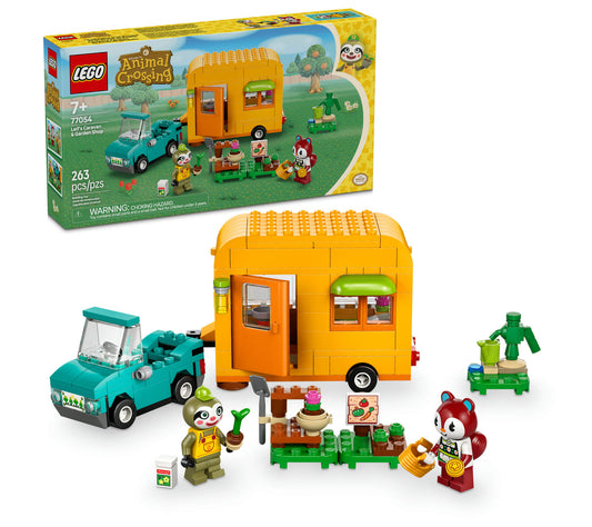 LEGO® Animal Crossing™ Leif’s Caravan & Garden Shop Building Kit 77054