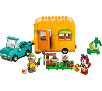LEGO® Animal Crossing™ Leif’s Caravan & Garden Shop Building Kit 77054