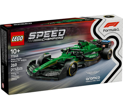 LEGO® Speed Champions Aston Martin Aramco F1® AMR24 Race Car Vehicle Set 77245