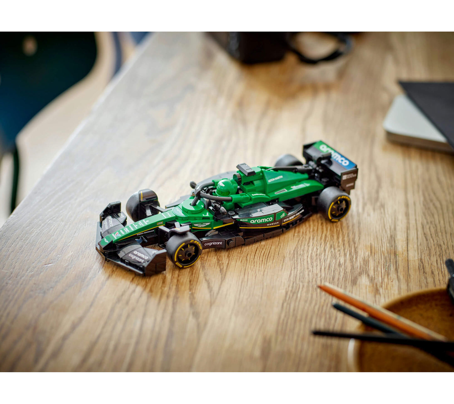 LEGO® Speed Champions Aston Martin Aramco F1® AMR24 Race Car Vehicle Set 77245
