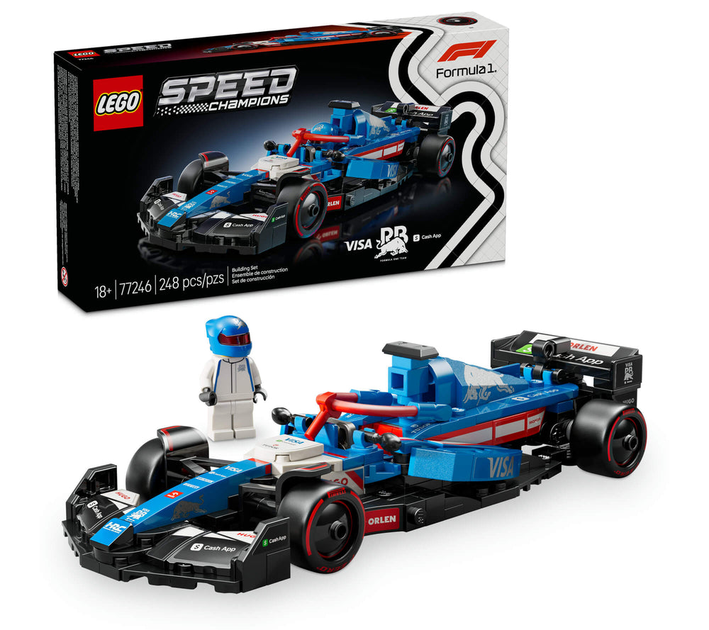 LEGO® Speed Champions Visa Cash App RB VCARB 01 F1® Race Car Vehicle Kit 77246