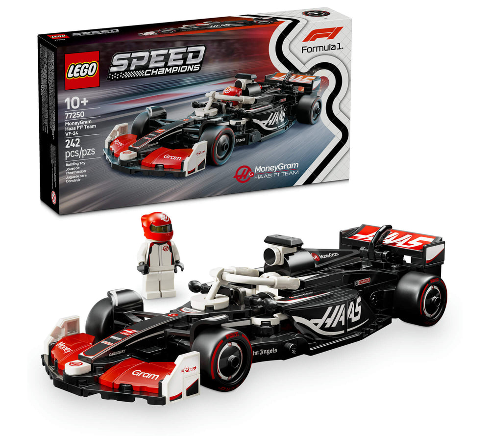 LEGO® Speed Champions MoneyGram Haas F1® Team VF-24 Race Car Toy Vehicle 77250