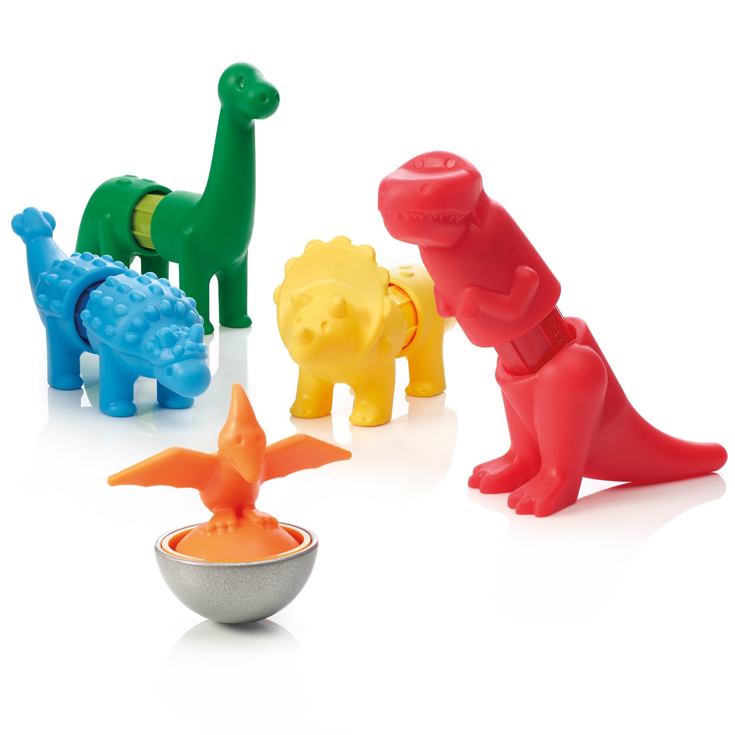 SmartMax My First Dinosaurs Magnetic Building Set, 14 Pieces