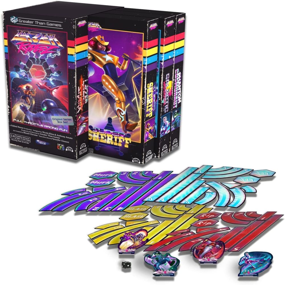 Lazer Ryderz 80's Retro Style Strategy Board Game