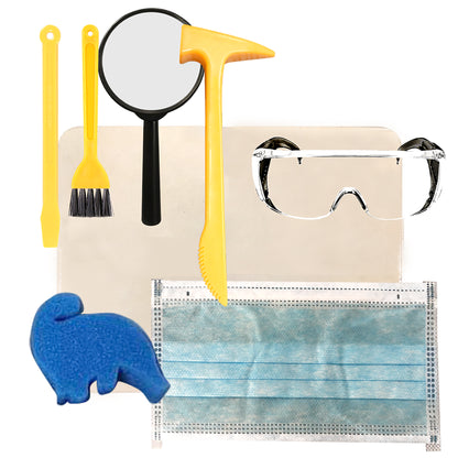 HamiltonBuhl Paleo Hunter Dig Kit - Complete Dinosaur Excavation Set for STEAM Learning