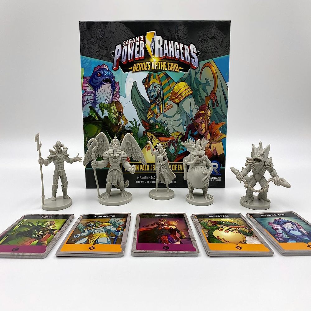 Power Rangers: Heroes of the Grid Villain Pack #3 Legacy of Evil Expansion Set