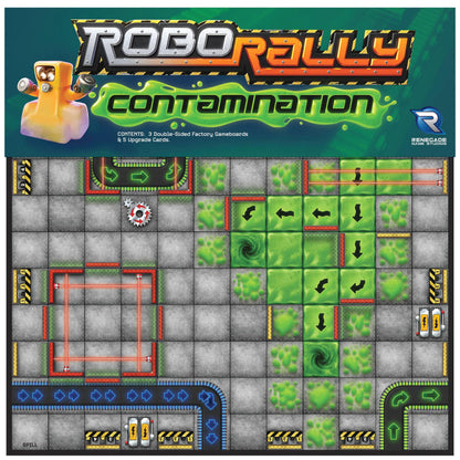 Renegade Game Studios: Robo Rally: Contamination Expansion - Racing Board Game, Ages 12+, 2-6 Players