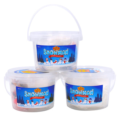 Build Buddiez: Snowman Craft Kit 3 Pack – Build-Play-Display, Kids 5+