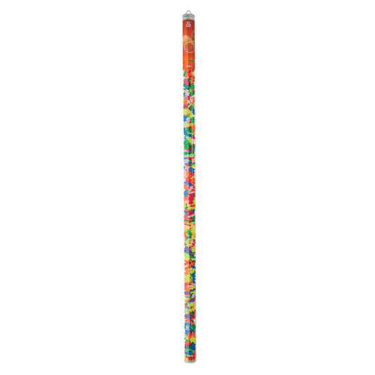 Plus-Plus: Super Tube - Neon Color Mix - 500 Pieces, Kids Ages 5+