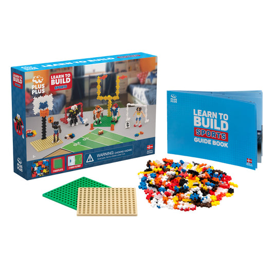 Plus-Plus: Learn to Build - Sports - 380 Piece Set, Kids Ages 5+