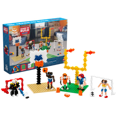 Plus-Plus: Learn to Build - Sports - 380 Piece Set, Kids Ages 5+