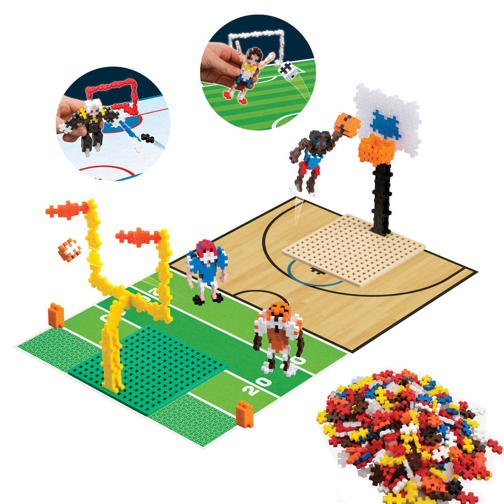 Plus-Plus: Learn to Build - Sports - 380 Piece Set, Kids Ages 5+