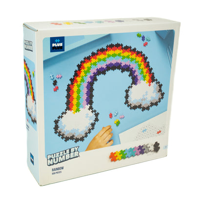 Plus-Plus Puzzle By Number - Rainbow Jigsaw Puzzle - 500 pc