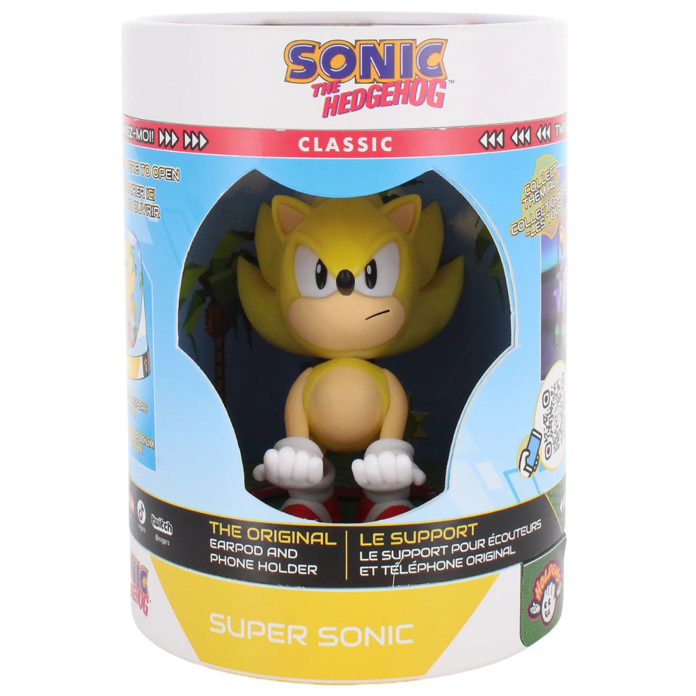 Exquisite Gaming: Holdems: SEGA - Super Sonic - Earbud & Phone Holder