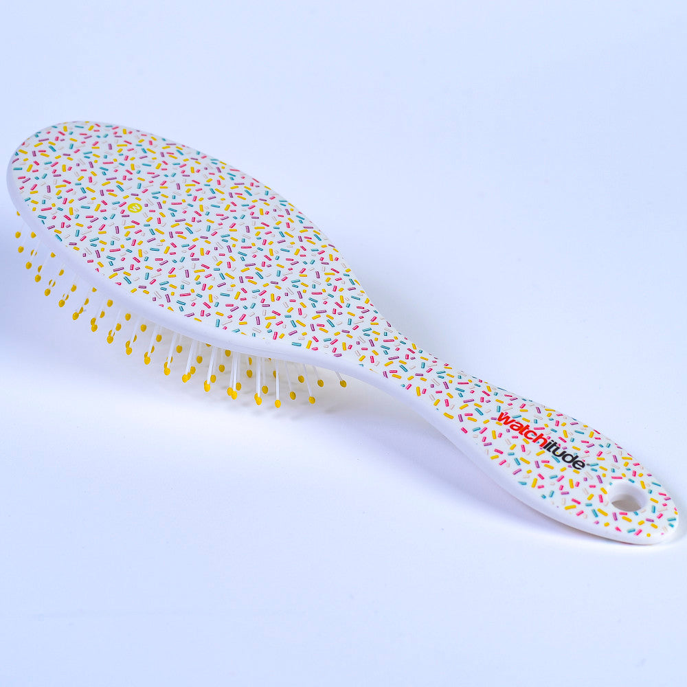 Watchitude: Scented Hair Brush - Ice Cream Cake - Kids Vanilla Scented Stylish Brush
