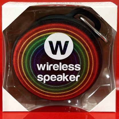 Watchitude: Jammed 2 Go - Rainbow Wave - Round Bluetooth Speaker