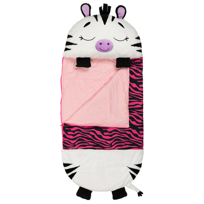 Happy Nappers: Pillow & Sleepy Sack: Large - Zinnia Zebra, Kids 7+