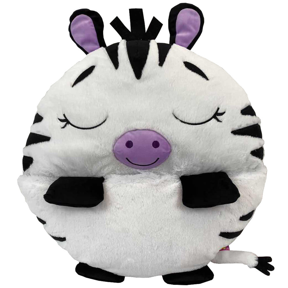 Happy Nappers: Pillow & Sleepy Sack: Large - Zinnia Zebra, Kids 7+