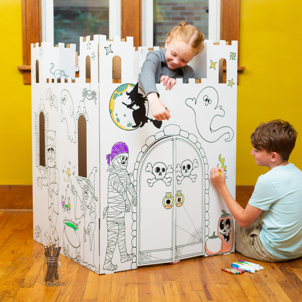 Easy Playhouse Haunted Castle Art & Craft Playhouse for Kids