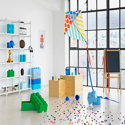 LEGO Storage Brick 8 - Bright Blue Stackable Organizer