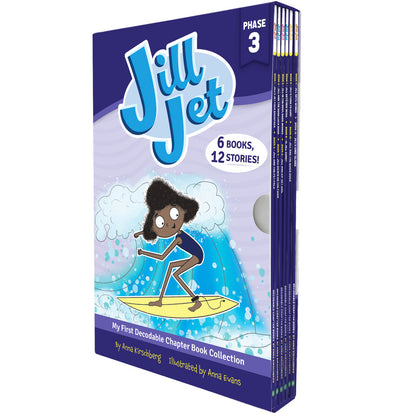 Junior Learning Jill Jet  Decodable Reader Chapter Books, Boxed Set