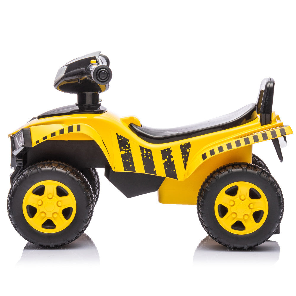 Tonka: Quad Push Car - Yellow - Foot-To-Floor Ride-On Toy, Toddlers & Kids 12mo+