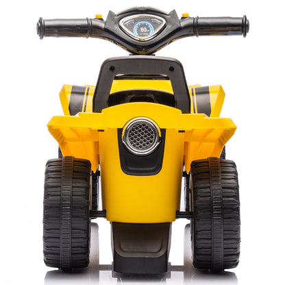 Tonka: Quad Push Car - Yellow - Foot-To-Floor Ride-On Toy, Toddlers & Kids 12mo+