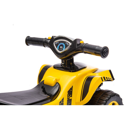 Tonka: Quad Push Car - Yellow - Foot-To-Floor Ride-On Toy, Toddlers & Kids 12mo+