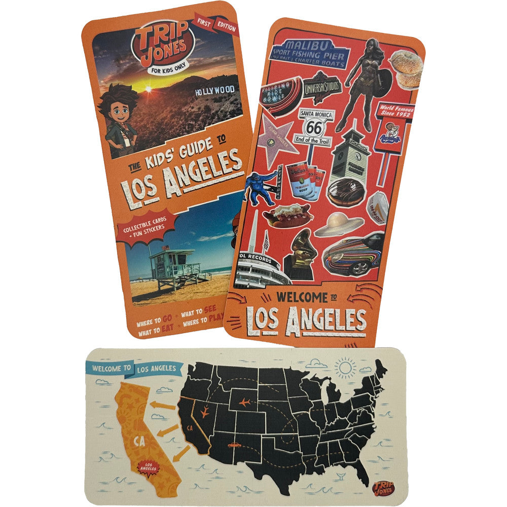 Trip Jones: The Kids' Guide to Los Angeles - Collectible Cards, Age 6+