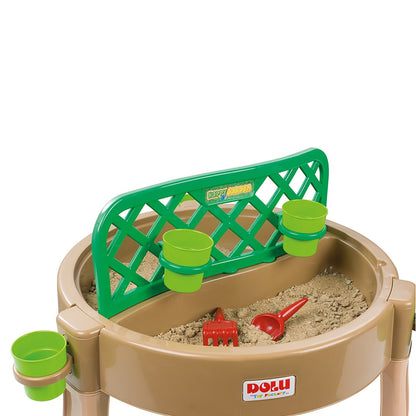 Dolu: 4-In-1 Activity Table: Gardening, Sand, Water, Creativity - Brown & Green